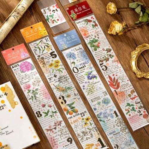 16pcs/LOT flower Xiaoxu series stationery sticker Creative decoration DIY shared outfit tape paper masking washi sticker