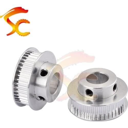 2pcs/lot 40 teeth GT2 Pulley 10mm Bore for belt Width 6mm GT2 Belt GT2 40 teeth pulley 3D Printer (40Teeth)