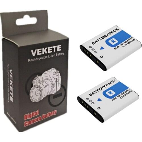 2pcs/lot NP-BK1 NP BK1 Camera Battery For sony DSC W190 S750 S780 S950 S980 W370 W180 DSC-W190 S750 DSC-S780 DSC-S950 DSC-S980