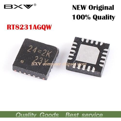 2pcs RT8231AGQW RT8231A (24=1A 24=EE 24=2B 24=...) QFN-20 new original free shipping