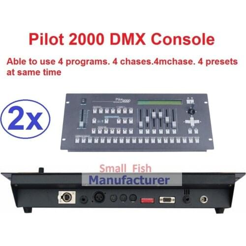2xLot Free Shipping Pilot 2000 DMX 512 Controller,Hot Selling Stage Light Controller DMX disco club/Professional Audio Equipment