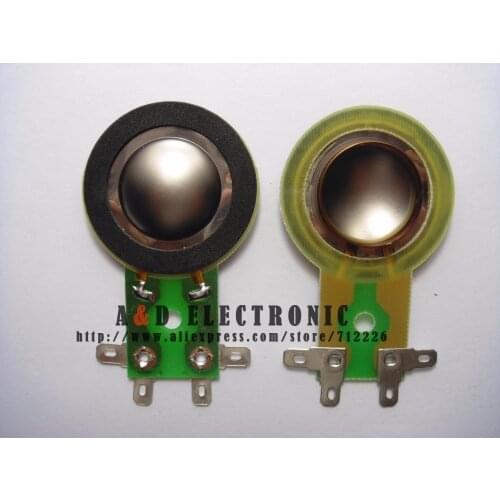20PCS Tweeter Diaphragm 8ohm For 25.5mm 25.4mm 1Inch Titanium speaker part 8Ohm