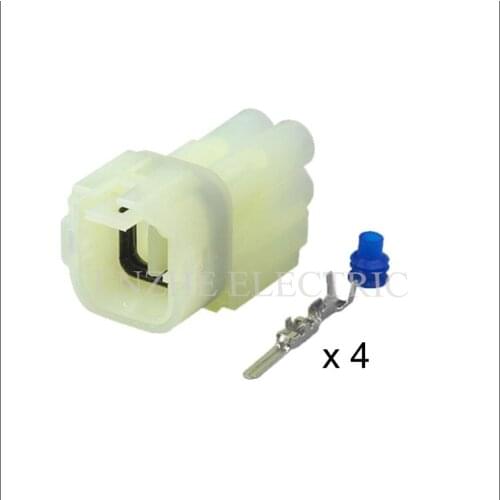 50SET 6187-4441 car wire male cable connector terminal 4 pin connector Plugs 6180-4181 sockets seal DJ7045F-2.2-11