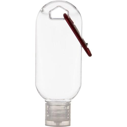 50ml Hook Hose Squeeze Type Split Bottle Portable Hand Sanitizer Bottle 100PCS/LOT