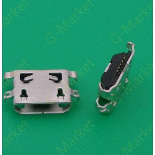 50pcs/lot For Lenovo A2010 Computer Tablet PC Mobile phone Micro USB connector jack socket mini Charging Port DC 5pin
