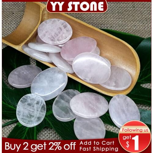 6PCS Spa Rose quartz Stone Beauty Stones Massage Natural Stone Hot Relieve Stress RELAX jade massage set toe massage