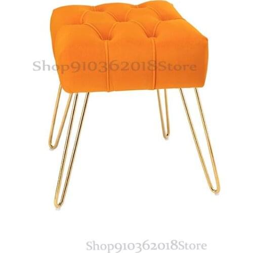 American Light Luxury Stool Household Living Room Sofa Stool Entrance Shoe Changing Stool Fitting Room Cloakroom Dressing Stool