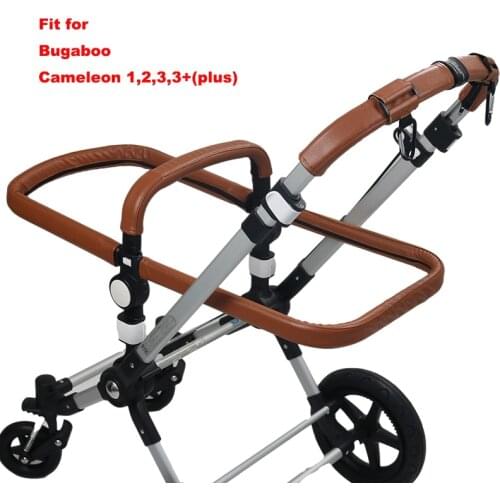 Strollers Handle Cover For Bugaboo Cameleon 1 2 3 / 3 Plus Stroller Accessories Pu Leather Case Cover Armrest Bumber Covers