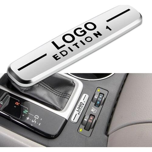 2-100pcs For AMG EDITION 1 Emblem Sticker Center Console Badge For Mercedes Benz A B C E S Class A180 C350 E320 S430 Car Styling