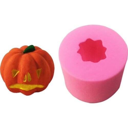 Facemile Halloween Pumpkin Silicone Mold Cake Decorating Tools Chocolate Sugarcraft Fondant Baking DIY Soap Mould