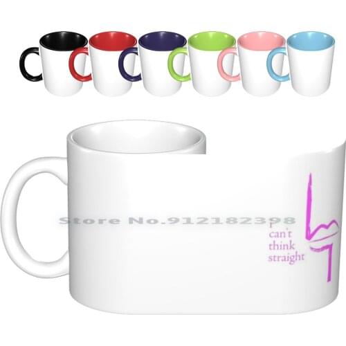 Icts Pink Lg Ceramic Mugs Coffee Cups Milk Tea Mug Lgbtq Movie Icantthinkstraight Film Shamim Sarif Creative Trending Vintage
