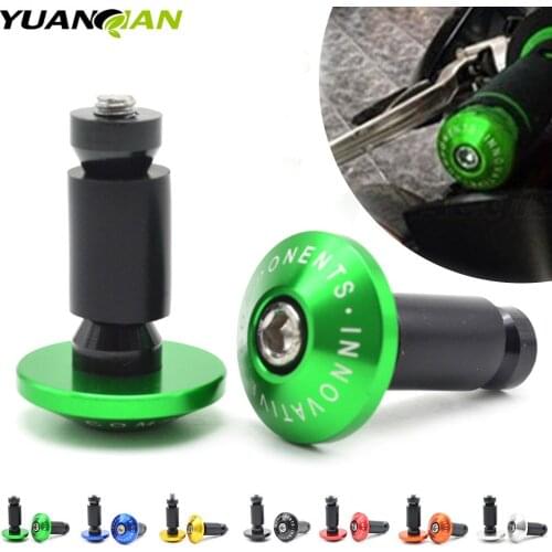 7/8''22 motorcycle handlebar cap motocross handle bar grips ends For Honda CBR 600 954 1000 RR Kawasaki Z800 ZX-6R ZX-10R KLE650