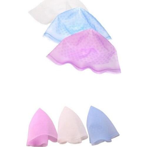 Fashion Hot Reusable One Size Silicone Salon Hair Coloring Highlighting Dye Cap With Frosting Tipping Hair Color Styling Tools
