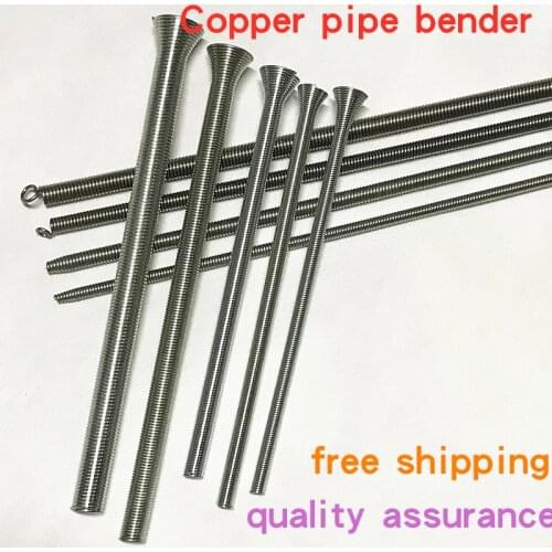 Air conditioning installation and maintenance tool set elbow copper pipe bender combination spring manual internal bending pipe