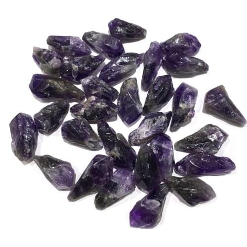 Natural Stone Amethysts Beads 15x50-20x70mm Loose Stone Bead for Jewelry Making DIY Bracelet Necklace