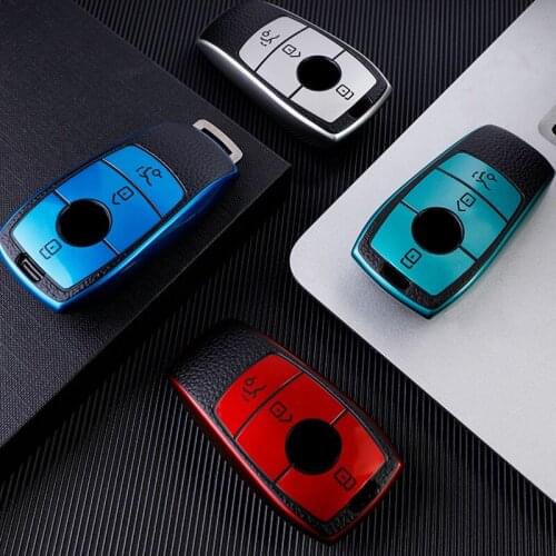 New Soft TPU Car Key Case Cover For Mercedes Benz E C G M R S Class W204 W212 W176 GLC CLA GLA GLB GLE AMG Key Protector Shell