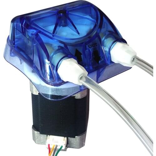 1ml/min, 4 Rollers, 24Vdc Honlite Stepping Peristaltic Pump with Exchangeable Pump Head and PharMed BPT Peristaltic Tube