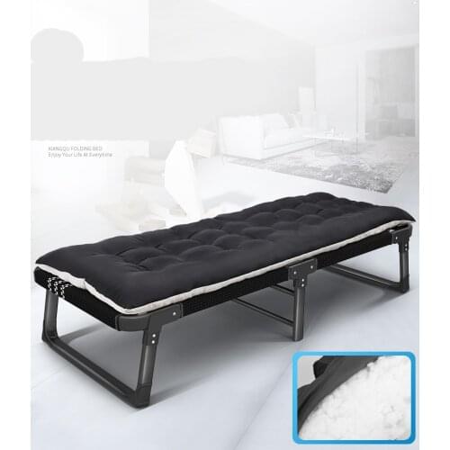 Folding Bed Chair Single Home Economy Lounge Chair Office Simple Bed Lunch Break Nap Artifact Marching Bed