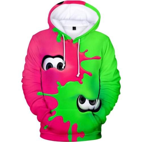 Personality Boy/girl Hoodies Shooting Game Splatoon Hoodie Sweatshirt Autumn Winter Kpop Men/women Sportswear Clothing