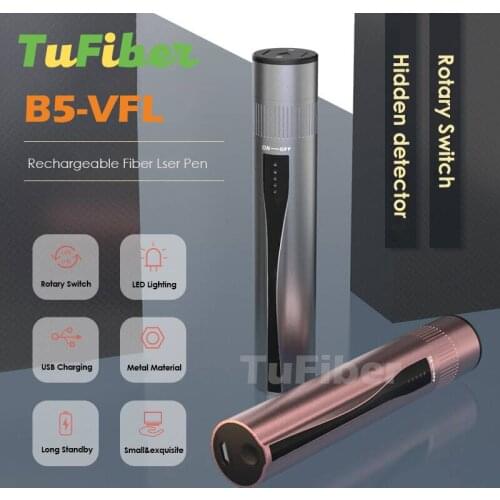 High Quality Rechargeable Laser Source Fiber Optic Cable Tester 5 15 20 30KM Lithium Battery Visual Fault Locator SC/FC/ST