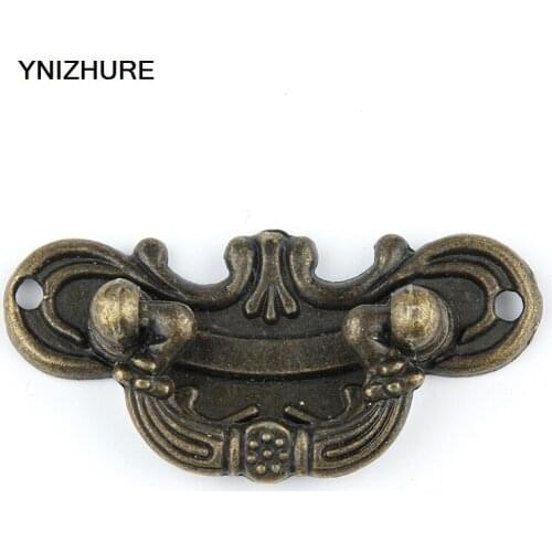 20PCS 59*28mm Retro Metal Kitchen Drawer Cabinet Door Handle Furniture Knobs Hardware