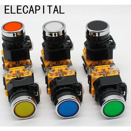 22mm momentary Push button switch 1NO+1NC