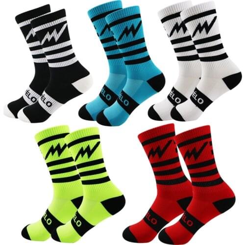 4 Pairs of Outdoor Cycling Racing Socks Professional Nylon Comfortable Sports Basketball Socks