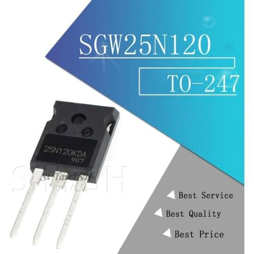 5pcs SGW25N120 TO-247 25N120 TO247 IGBT new original