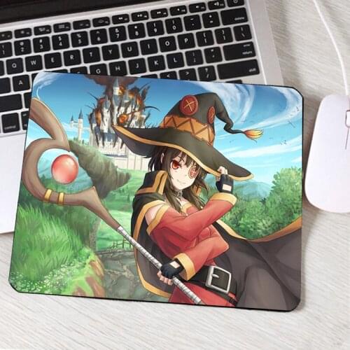 Mairuige Animation Products mats for Anime Lovers Fans Megumin Mahou Shoujo Cute Girls Pc Computer Mousepad for Decoration