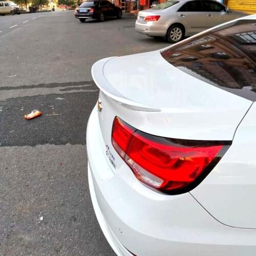 Auto ABS Plastic Unpainted Primer Color Rear Trunk Boot Wing Rear Lip Spoiler For Chevrolet Malibu Spoiler 2009 2010 2011 -2015
