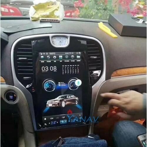 Tesla Car Stereo Radio DVD Player For Chrysler 300C 2013-2021 Vertical Screen Android System Car Multimedia Audio Video Player