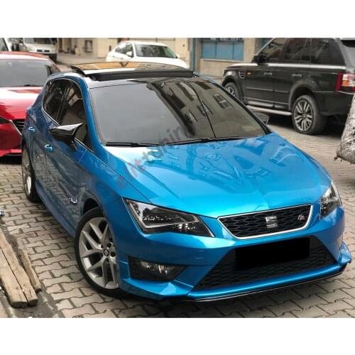 For Seat Leon Fr 2012 2013 2014 2015 2016 Front Bumper Attachment Lip Splitter Diffuser Lip Car Body Kit Accessory Auto Sport