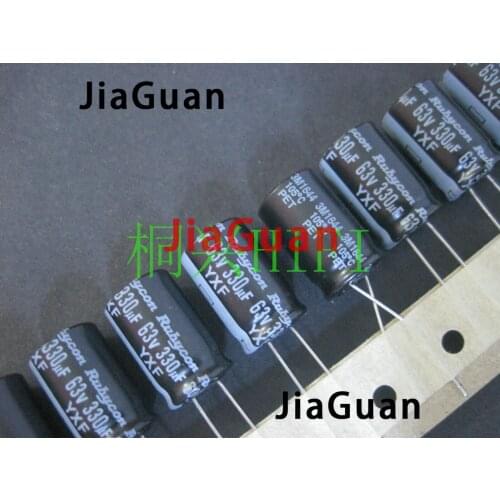 20PCS RUBYCON YXF 63V330UF 12.5x20MM electrolytic capacitor 330uf 63v yxf 330uF/63V high frequency low resistance long life