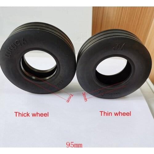 JP Hobby 86mm 95mm wheel tire for fiberglass rc plane gas balsa plane freeshipping