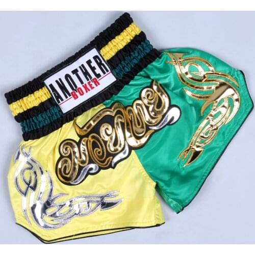 2021 Mens Boxing Pants Printing MMA Shorts Fight Grappling Short Polyester Kick Gel Boxing Muay Thai Pants Thai Boxing Shorts