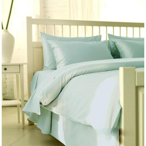 100% Egyptian Cotton 1000 TC Queen King size White silvery beige colors fitted sheet duvet cover 4 pieces set customize