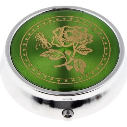 Pill Organizer 3 Times a Day, Pill Case for Purse, Daily Pill Box for Vitamin/Fish Oils/Tablet/Supplements - Random Patterns