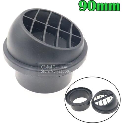 90mm Air Outlet Vent Plastic Net Cover Cap of Exhaust Pipe for Webasto Eberspacher Car Air Parking Heater For Truck Bus Caravan
