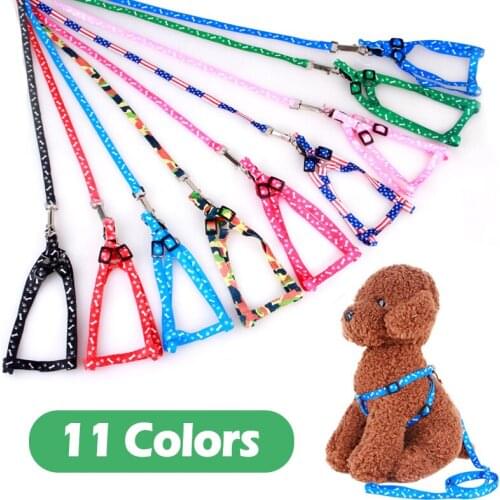 Small Dog Harness and Leash Set for Cats Puppy Quick Release York Chihuahua Dog Harness Wholesale Dropshipping Dog Accessories