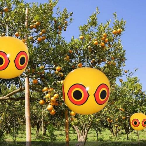 PVC Inflatable Beach Ball Orchard Bird Repelling Ball Horror Eye Ball Farm Scare Away Bird Balloon