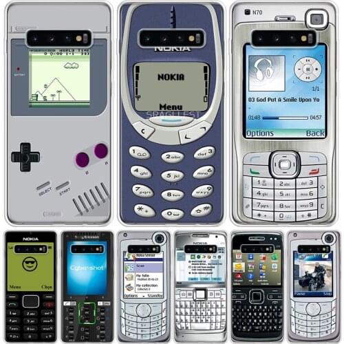 Retro Mobile Phone Funny Cover Phone Case For Samsung Galaxy S10 S20 Ultra Note 10 9 8 S9 S8 J4 J6 J8 + Lite Plus Pro S7 Coque