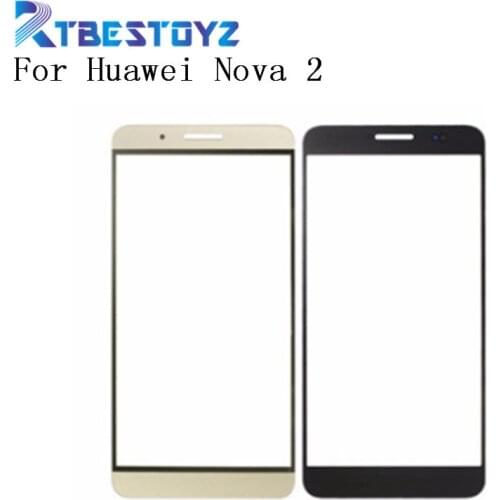RTBESTOYZ 5.0'' Front Outer Glass For Huawei Nova 2 Front Glass Lens Sensor