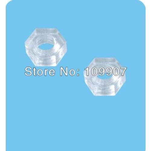 Hex nuts M4 plastic nuts and bolts