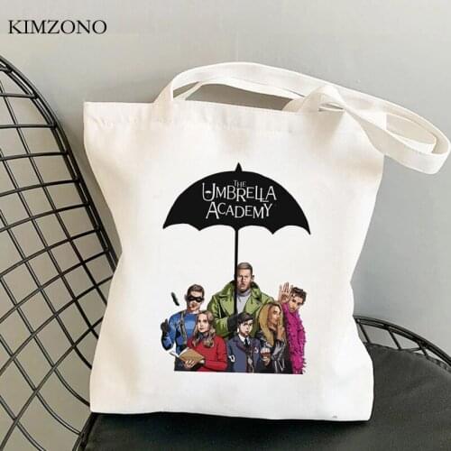 The Umbrella Academy shopping bag reusable bolsas de tela bolso handbag eco bag bolsa compra jute shoping custom