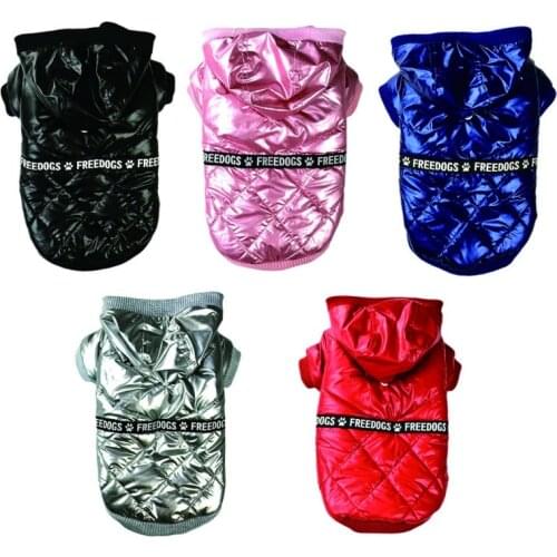 Warm Dog Clothes Winter Windproof Pet Coat Waterproof Pet Dog Jacket Fleece Lined Pet Warm Apparel For Small Large Dogs Clothing