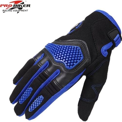 Universal Motorcycle Full-finger touch screen gloves Four seasons Riding anti-fall breathable non-slip racing gloves