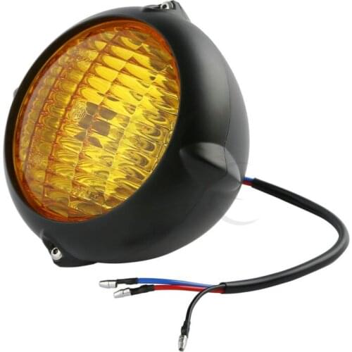 Vintage Bates Headlight For Harley Choppers Bobbers Electra Road Glide King FLHR