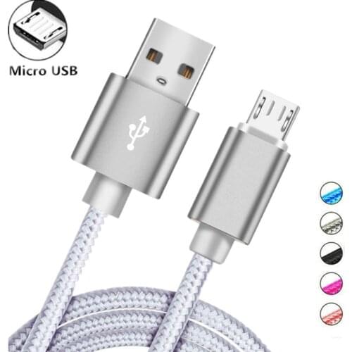 Fast Data Wire for Huawei Honor 10 lite 8c 8x 7a pro 7c Micro USB Charger Cable for ZTE Blade S6 X3 V9 Vita Nubia Z11 Z9 Mini N3