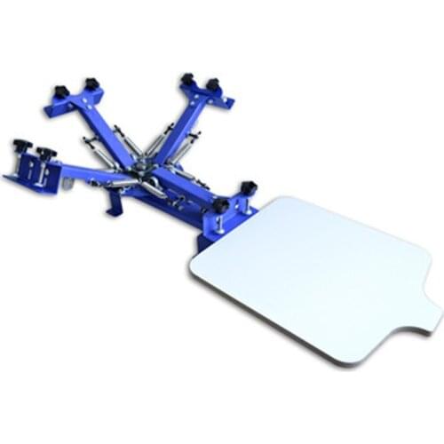 1PC Desktop Screen Printer Machine Simple Screen Printer Machine Manual Single-wheel Rotary Sheath Screen Cloth Printing Machine