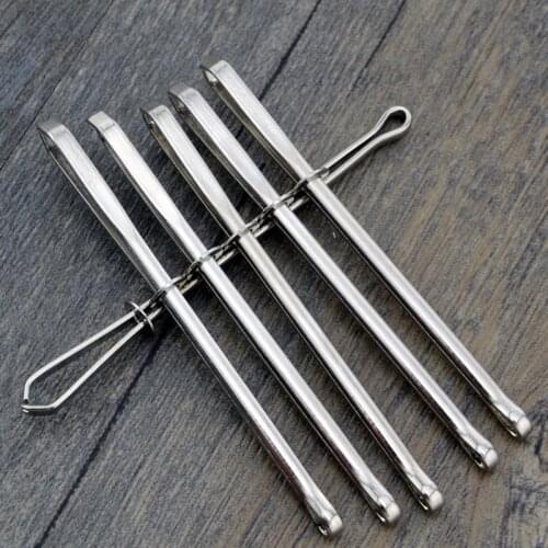 10pcs high quality Garment Clips Elastic Band/Rope Wearing Threading Guide Forward Device Tool Sewing DIY tools Tape punch Cross